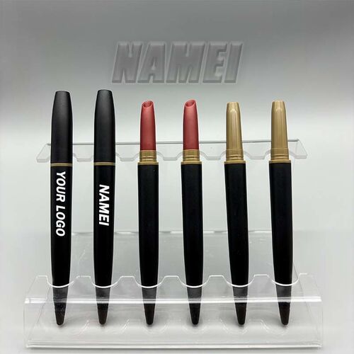 Neueste Unternehmensnachrichten über Kampf gegen homogene Eyeliner-Verpackungen! E-858 Dual-End-Eyeliner-Stifttube mit 3 originellen, differenzierten Designs
