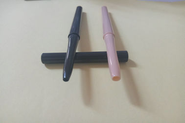 Schwarzer/Rosa-Lippenstift-Bleistift, der schöne Form ABS Plastik verpackt