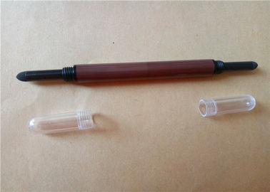 Durchmesser des justierbare Haupt-ABS doppelseitiger Lidschattenstift-Rohr-Doppelt-Gebrauchs-11mm