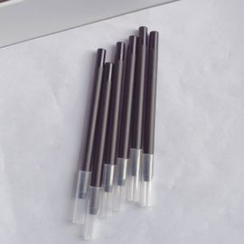 Einfacher schwarzer Lippenstift-Bleistift, der PVC-Material mit kundengebundener Größe verpackt