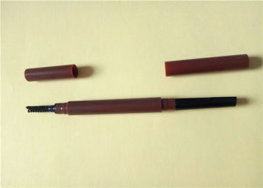 Ein guter Preis. Double Head Taupe Augenbrauen Bleistift, Plastik Augenbrauenbürste Bleistift 142 * 11mm Online