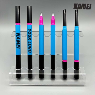 Ein guter Preis. Klassische Gestaltung schlanker flüssiger Eyeliner kosmetischer Bleistift Verpackung Kunststoff doppelzüngiger Augenbrauen Bleistift Verpackung Online