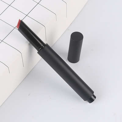 Ein guter Preis. Kompressible runde matte schwarze Lippenbalsam Lippenstift-Röhren Behälter für Make-up-Röhren Online