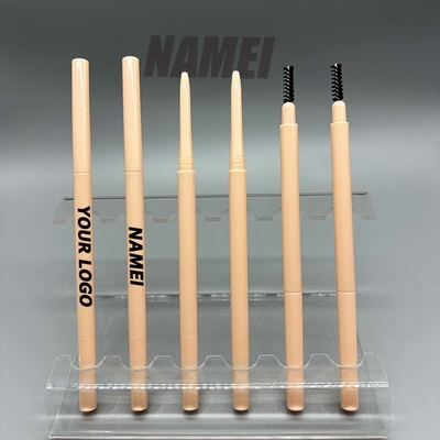 Ein guter Preis. Großhandel angepasste private Logo Design Doppelkopf Slim Tube Augenbrauen Pen Behälter mit Bürste aus der Fabrik Online