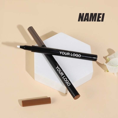 Ein guter Preis. Flüssiges Augenbrauen Bleistift mit 4 Mikro-Fork Tipps Applikator Mikroblading Tattoo Augenbrauen Bleistift Augenbrauen Pen Container Online